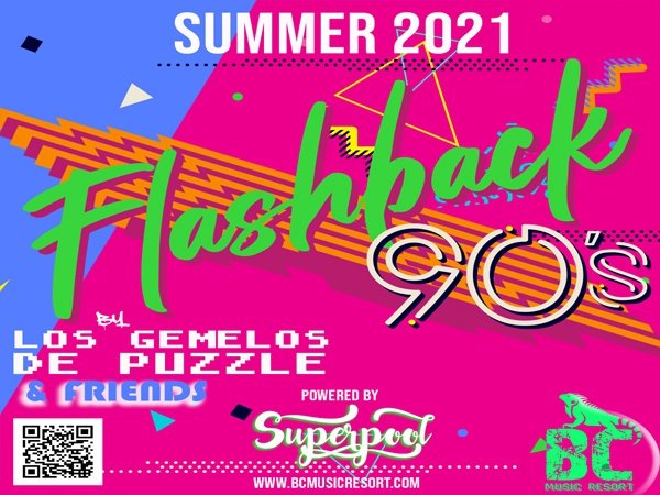 Super pool flashback 90's -2021 Appartements Benidorm Celebrations ™ Music Resort (Adults Only)